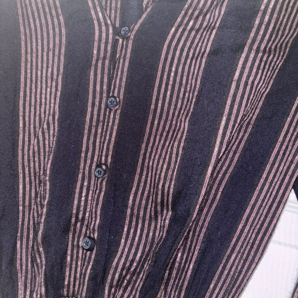 Rails Jasmine Midas Tiered Metallic Stripe Mini D… - image 3